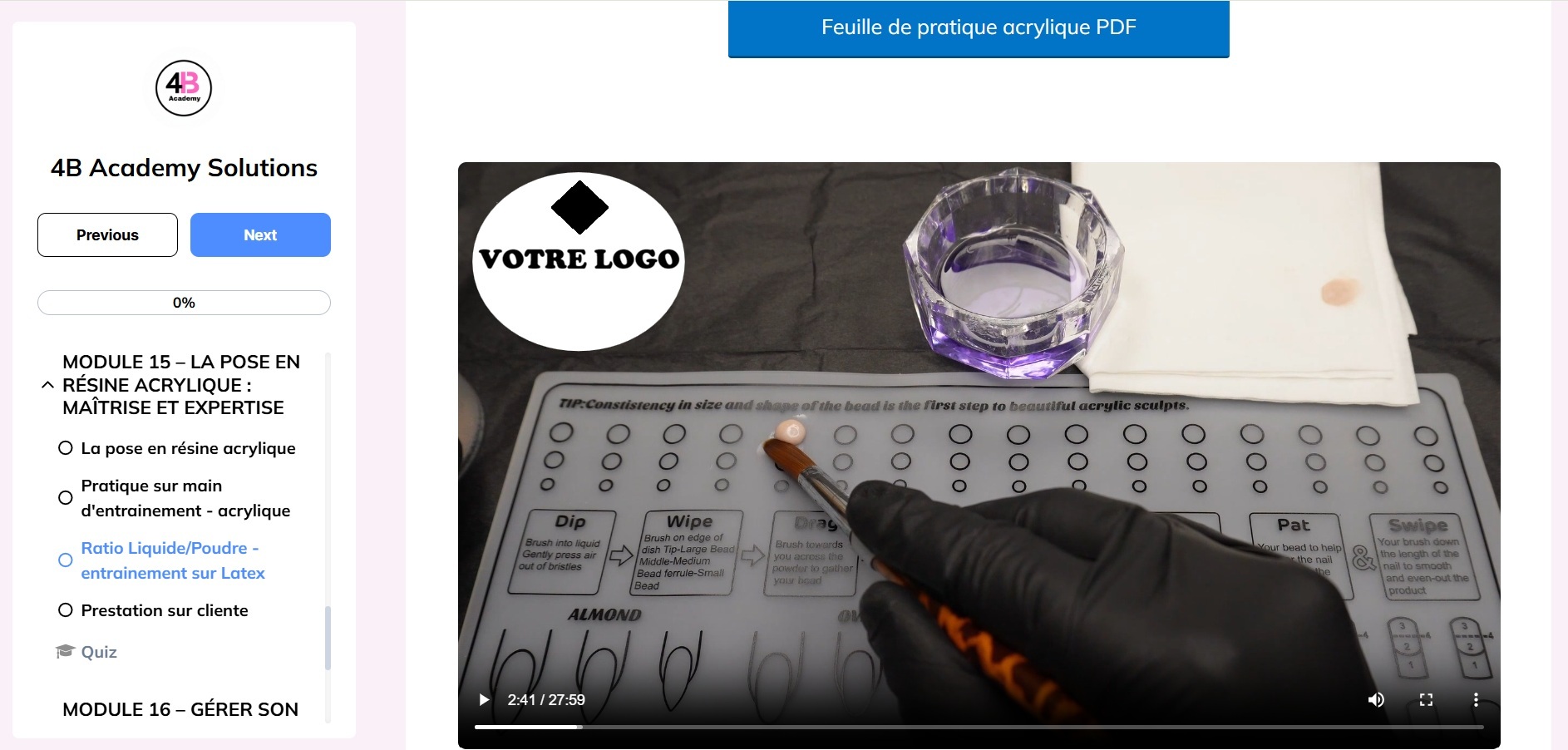 Centre de formation beauté en ligne professionnel