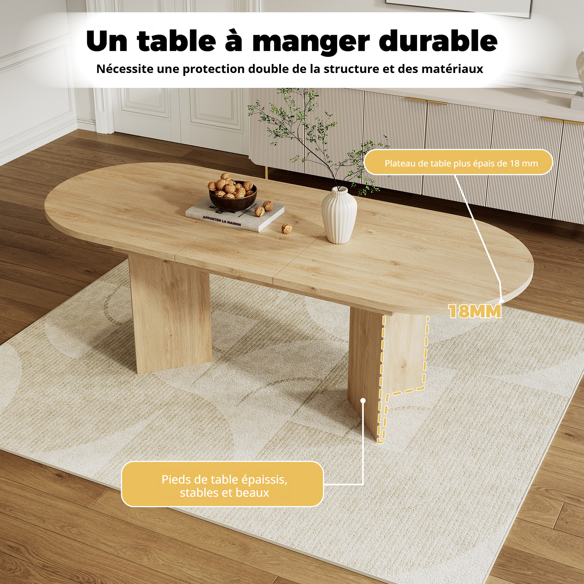 Table de salle à manger - caractéristique 2