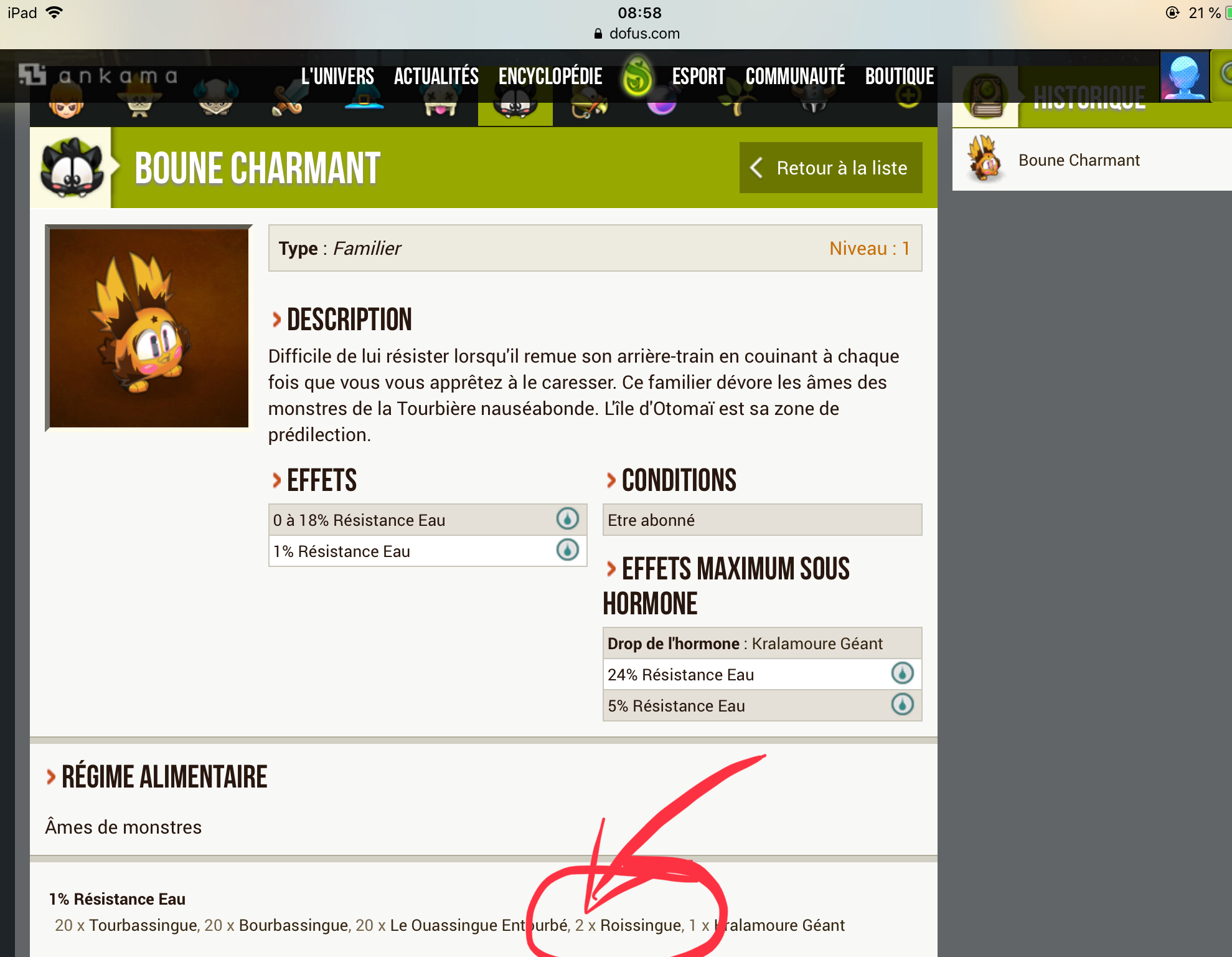 Roissingue Dofus Touch Problème Boune Charmant - Forum - DOFUS Touch, c'est un MMO colossal à  portée de doigt !