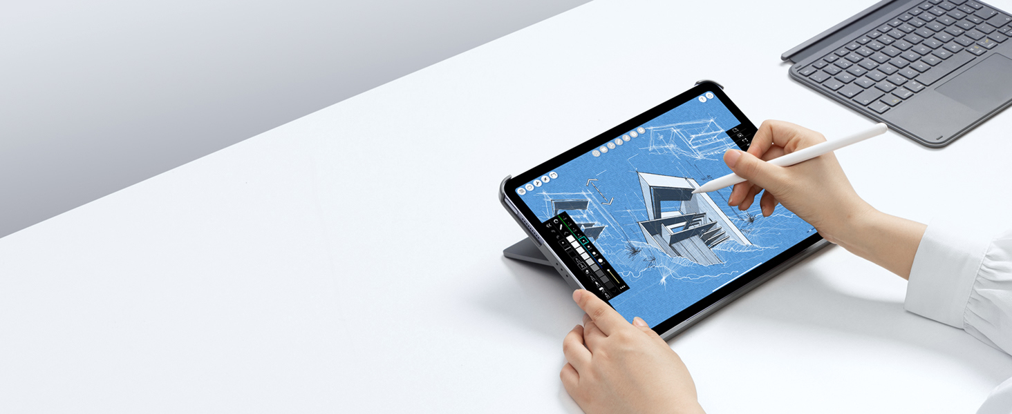 Étui Clavier Ultra-Léger Pour IPad 10e/11e Génération & Air/Pro 11" - Avec Porte-Stylet Et Autonomie 150 Jours - 4
