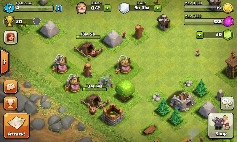 Gameplay de Clash of Clans 