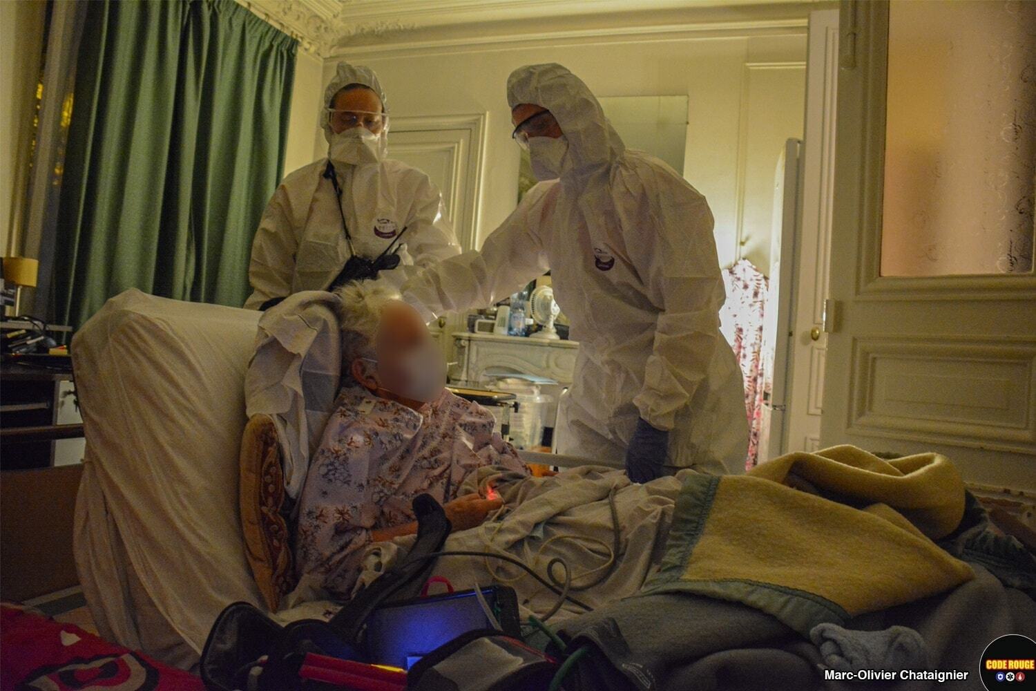 Scène issue du reportage avec la Protection Civile Paris Seine