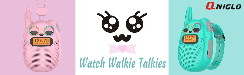 Talkie Walkie Enfants 6+ Lapin K23 + Chargeur de Batterie + 8x Rechargeable  Hr03/Aaa