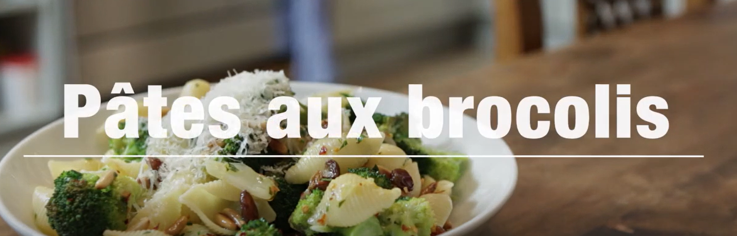 Des pâtes aux brocolis