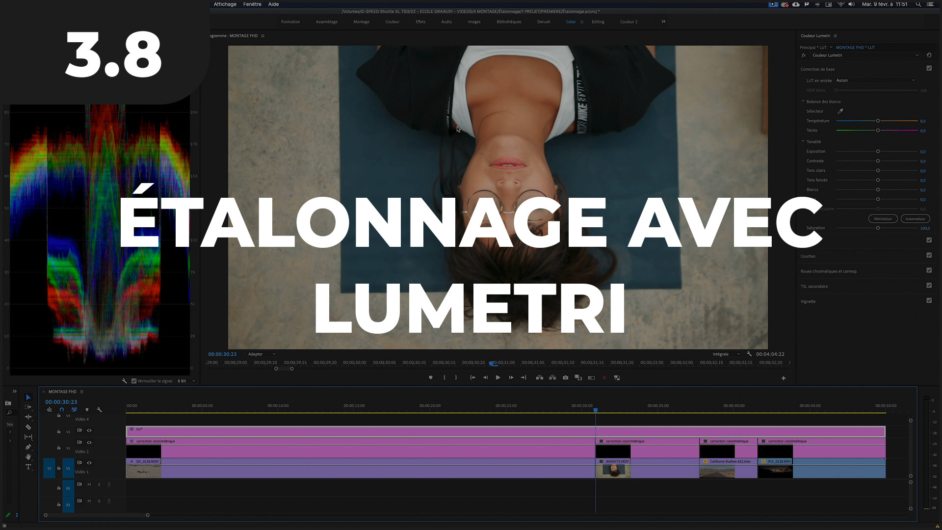 Etalonnage avec Lumetri sur Adobe Premiere Pro