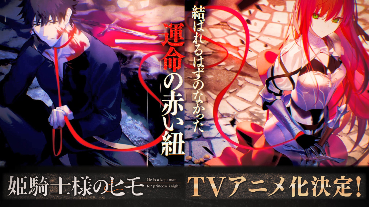 L'adaptation en anime du light novel Hime Kishi-sama no Himo officialisée !
