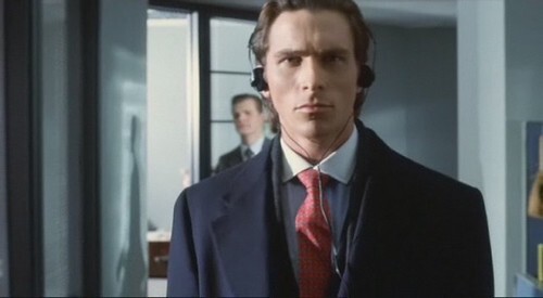 Christian Bale dans American Psycho  