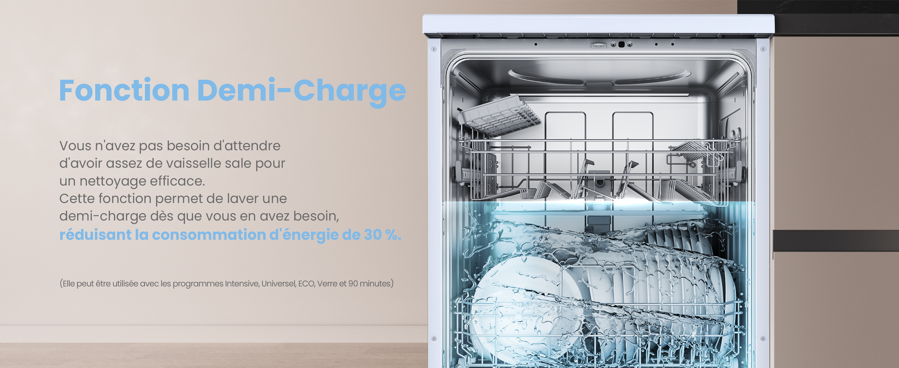 Lave-vaisselle pose libre Comfee Lave-Vaisselle Pose Libre 14 couverts