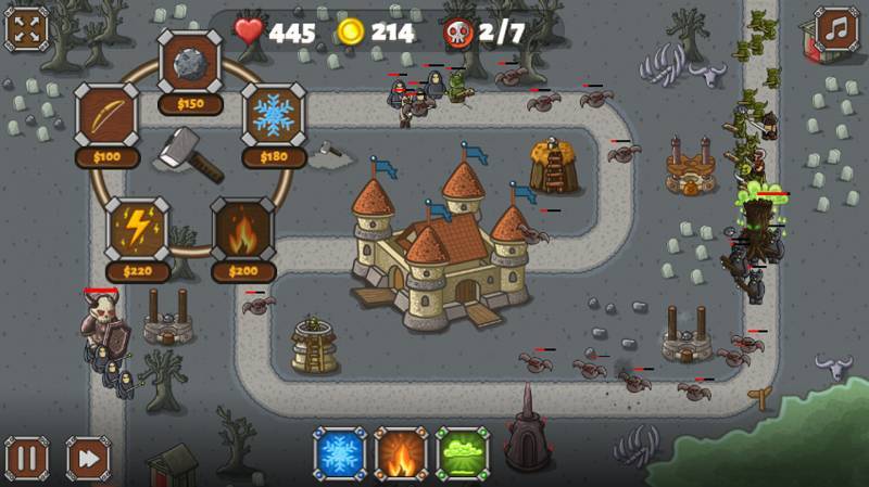 Gameplay de Tower Defense