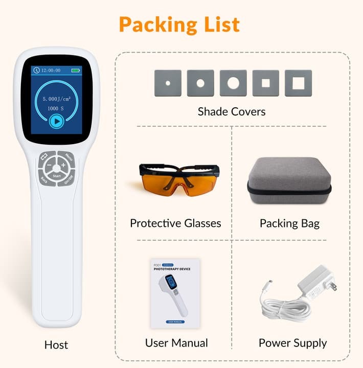 Portable 308nm Excimer UVB Light Therapy Lamp for Professional At