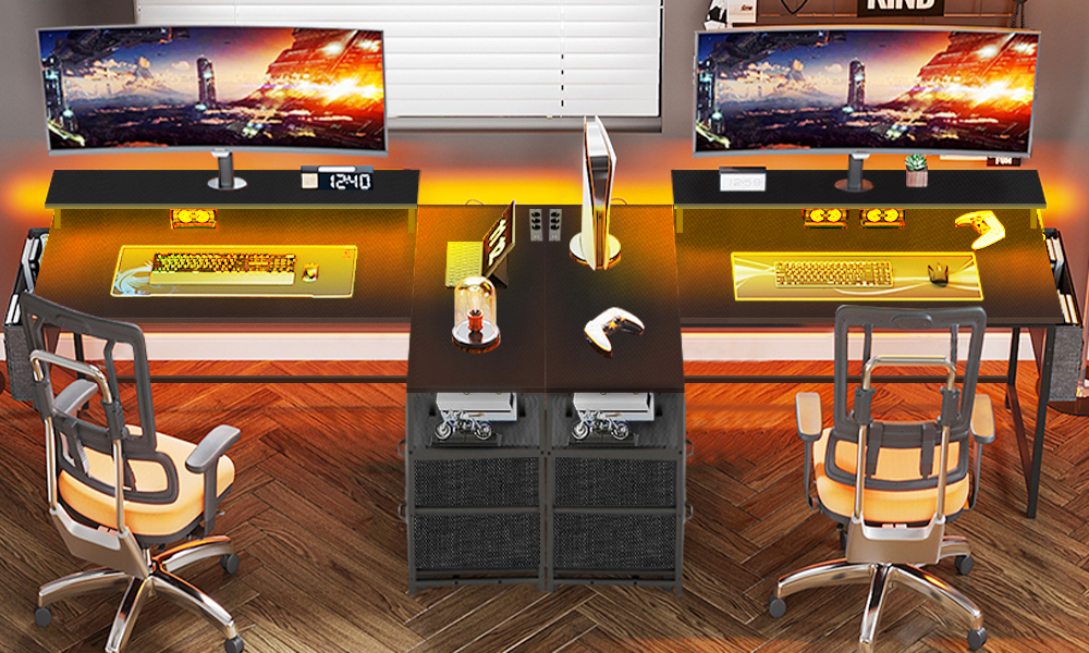 Bureau Gaming en Forme L