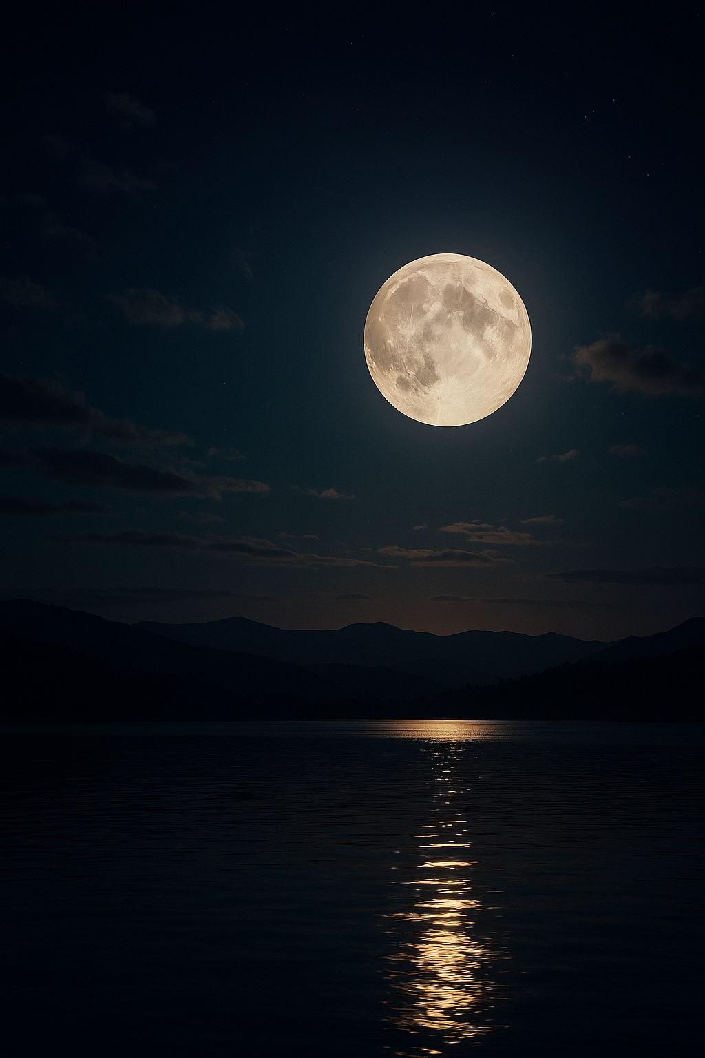 La lune décontractée
