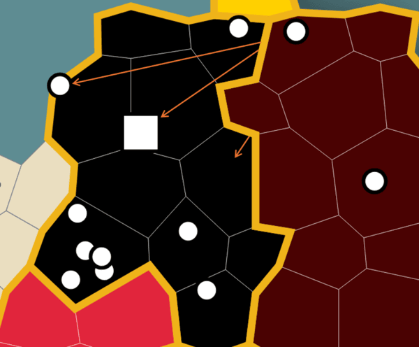 Carte des opérations