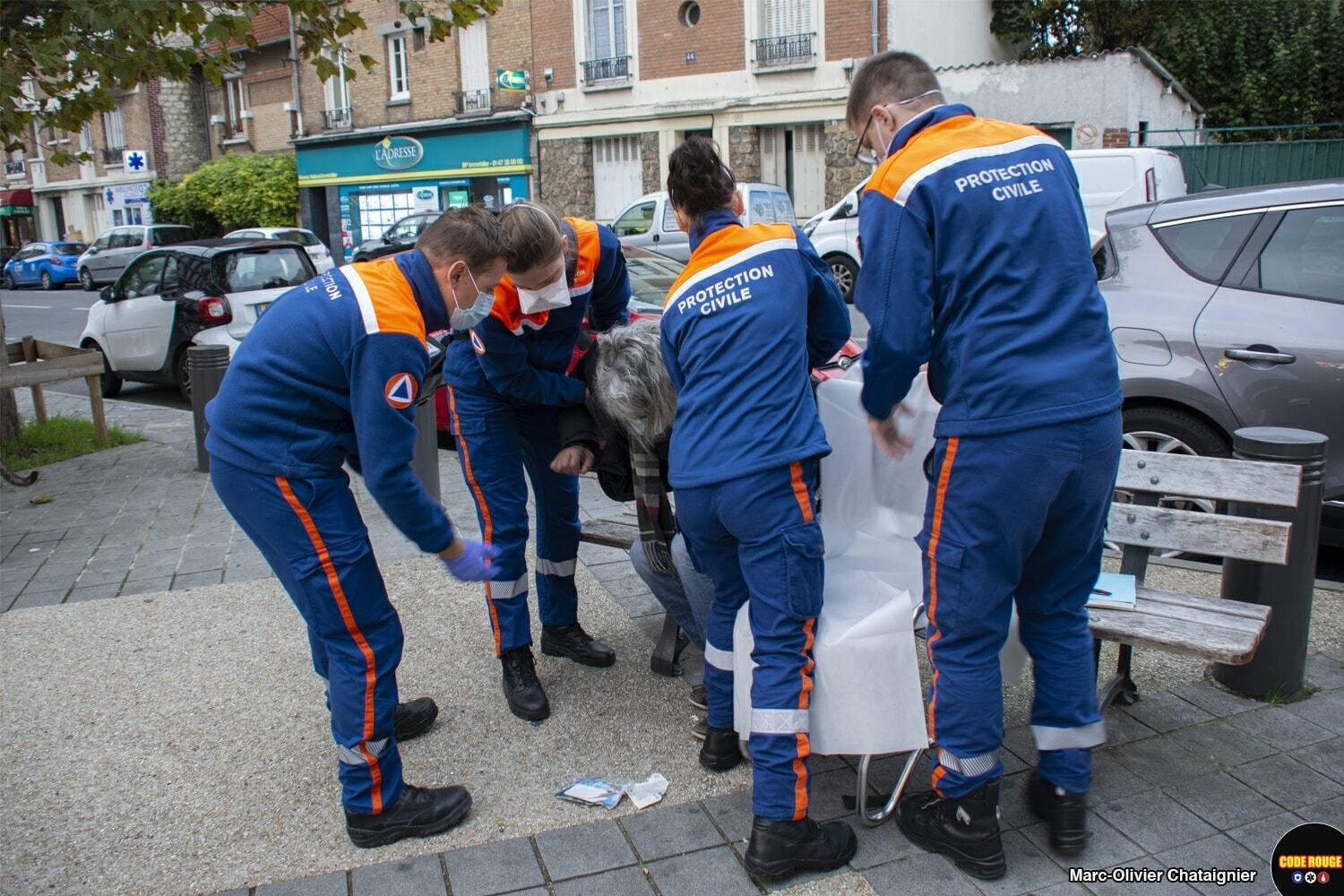 Reportage réalisé avec les équipes de la Protection Civile Paris Seine