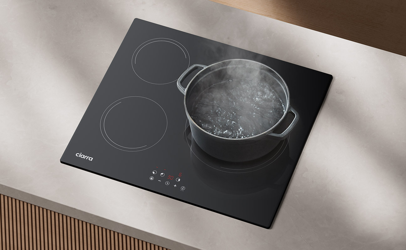 ciarra piastra 3 fuochi