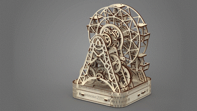 Puzzle 3D mécanique Grande Roue - Scientific-MHD