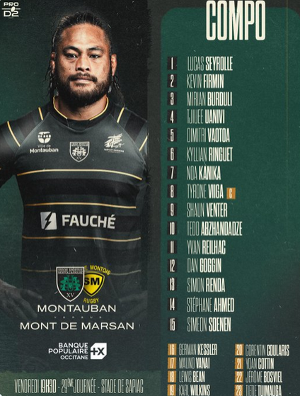 INFOS ce VENDREDI 10 MAI 2024 (Après-midi) > Pro D2 - J29 > Jour de Match pour le Maintien > USM / MONT de MARSAN : " L'USM condamnée à l'exploit " ce Vendredi 19H30 à Sapiac – Les COMPOS <> RÉSULTAT > (Bd) VANNES 21 - 26 BRIVE > Le CLASSEMENT PROVISOIRE Recf1b