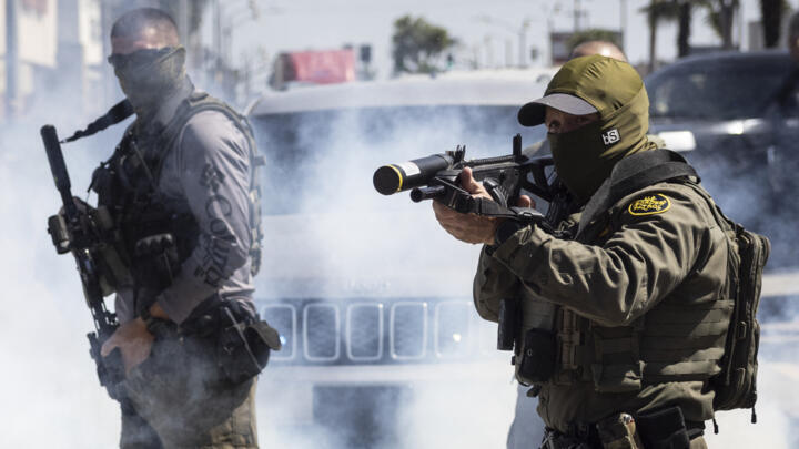 Des membres des forces de l’ordre, au cours de l’opération policière et militaire sur le quartier de Felbord, pendant la sécurisation d’une zone dans le nord du ghetto, lors de l’après-midi du 16 septembre 2019. Des membres des forces de l’ordre, au cours de l’opération policière et militaire sur le quartier de Felbord, pendant la sécurisation d’une zone dans le nord du ghetto, lors de l’après-midi du 16 septembre 2019.