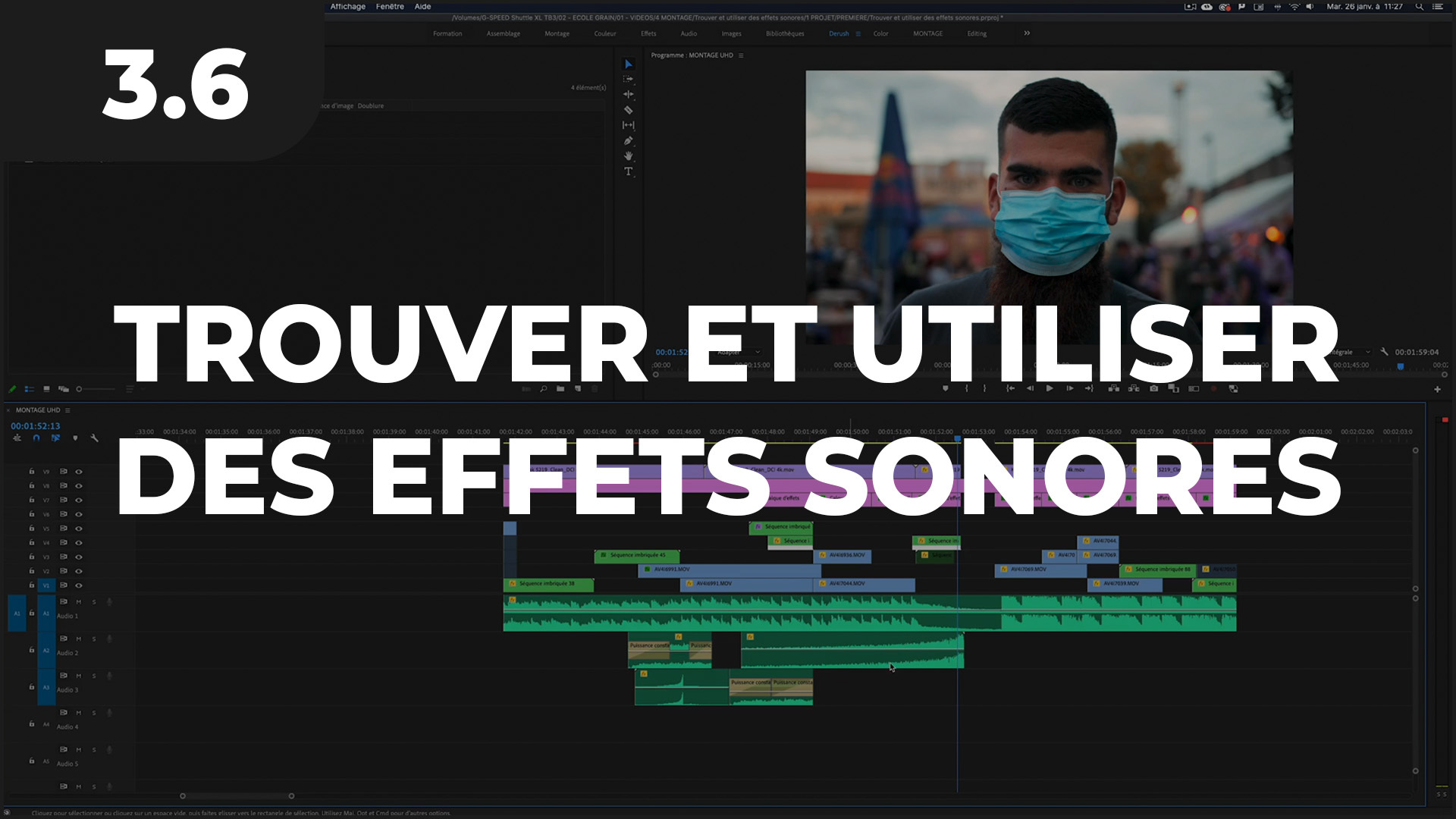 Effet sonore sur Adobe Premiere Pro
