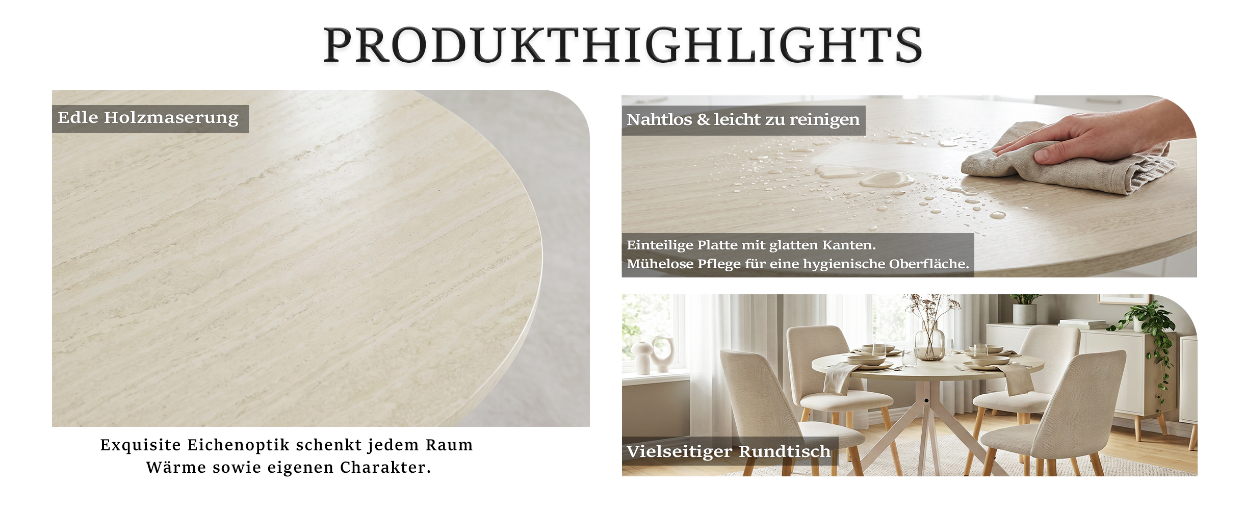 Esstisch - Textur