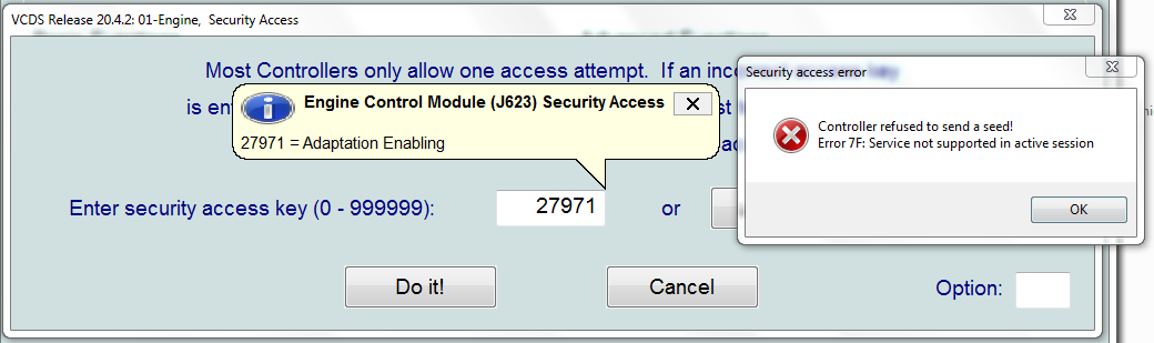 Secuity Access Error Sur VCDS Tlemcen Car Electronics Secuity Access Error Sur VCDS Tlemcen Car Electronics