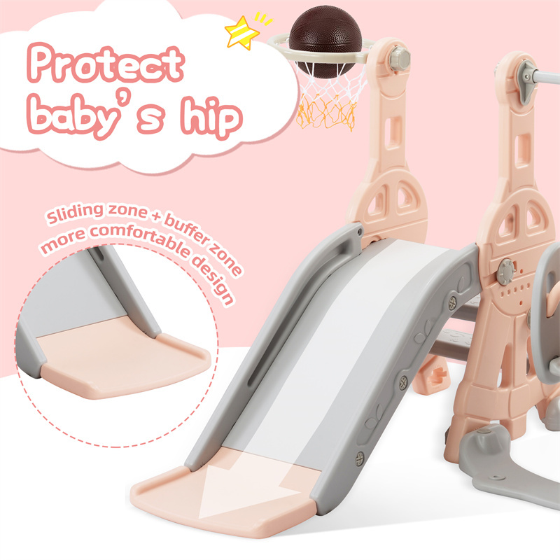 Toboggan Pour Enfants 4 En 1 - Convient Pour L'intérieur Et L'extérieur - Avec Balançoire, Panier De Basket, Toboggan, échelle - Rose 15 Toboggan Pour Enfants 4 En 1 - Convient Pour L'intérieur Et L'extérieur - Avec Balançoire, Panier De Basket, Toboggan, échelle - Rose -Pas Cher Clair Jardin Magasin AAHKMJXYDAFdJAOAIMEbOAchISHX vxKQre41nWFegDkrX3iWH7 2SfCNb