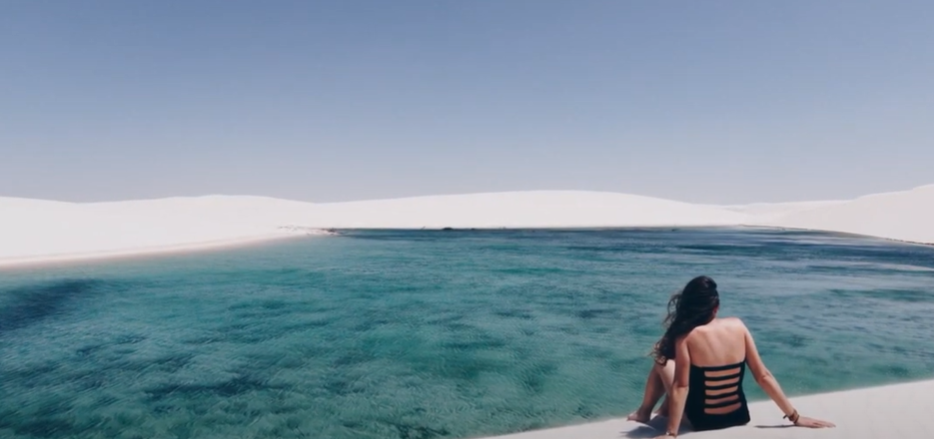 Image d’un lagon du Parc national des Lençóis Maranhenses
