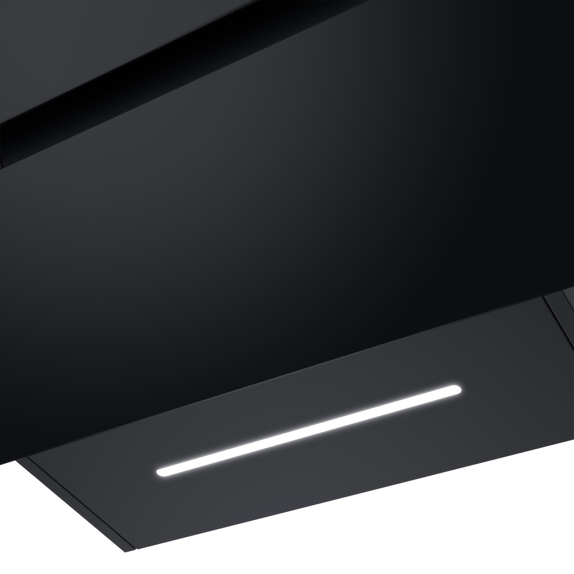 CIARRA Hotte Inclinee Tactile 60cm 650m/h Classe A++ Filtre Actif 4 Vitesses Recyclage Ou Evacuation - Verre Noir - CD6736FB 16 ciarra hotte tactile noire 60cm led lampe