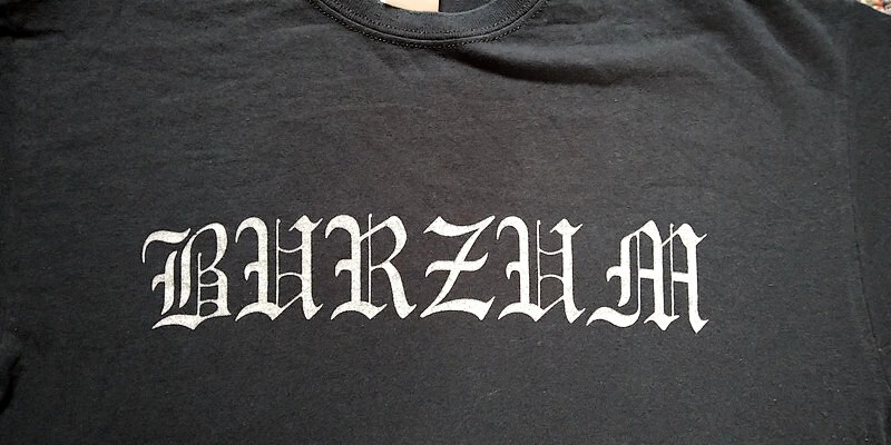Burzum tshirt logo 1998 misanthropy records (m size
