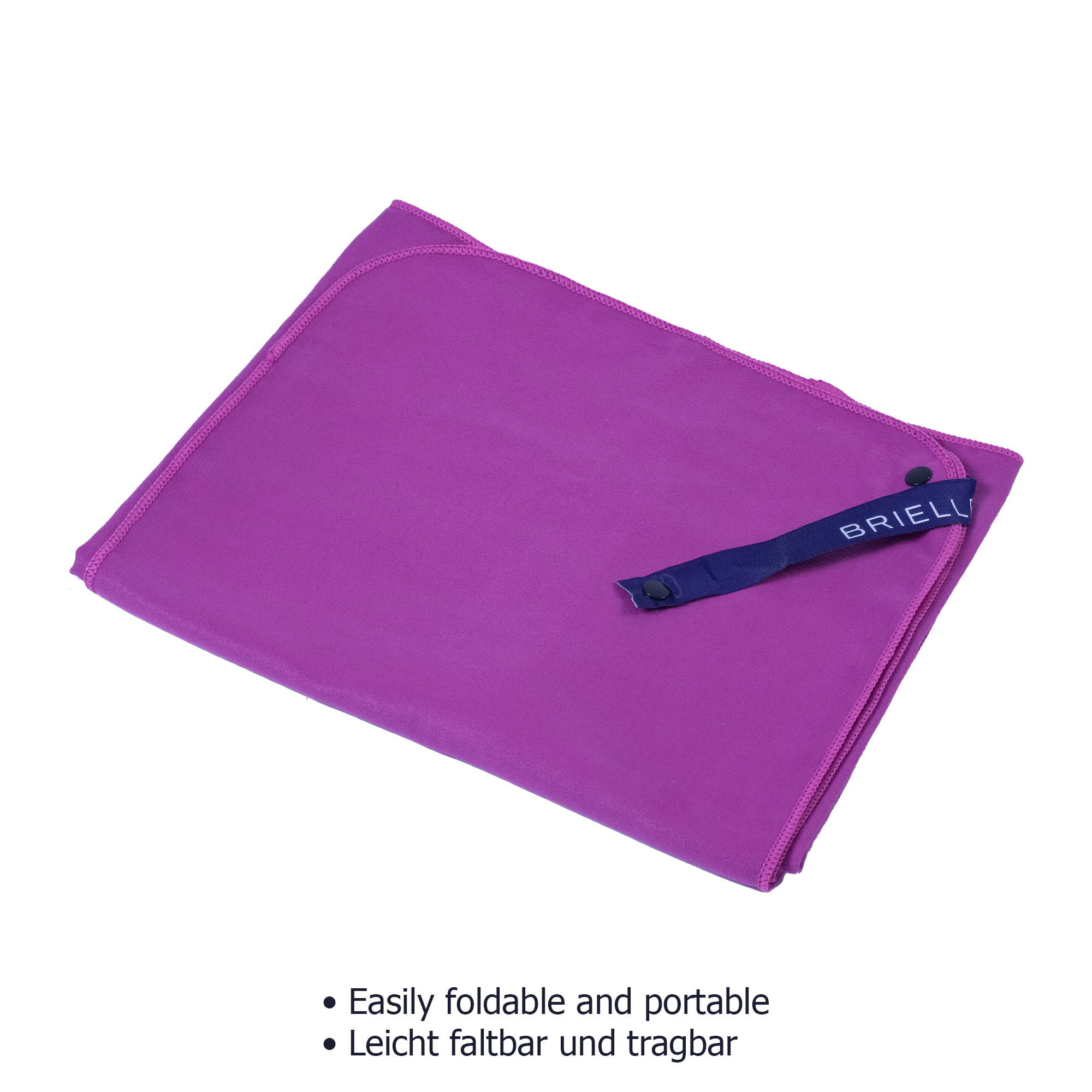 Brielle Fitnesshandtuch rutschfest - Magnet und Reißverschlusstaschen - Bild 34 von 38