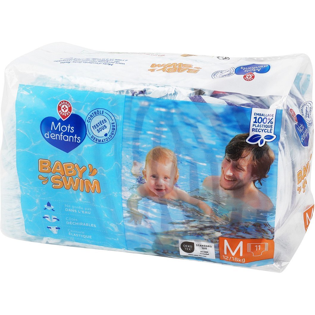 Couches culottes piscine Mots d'enfants Leclerc 