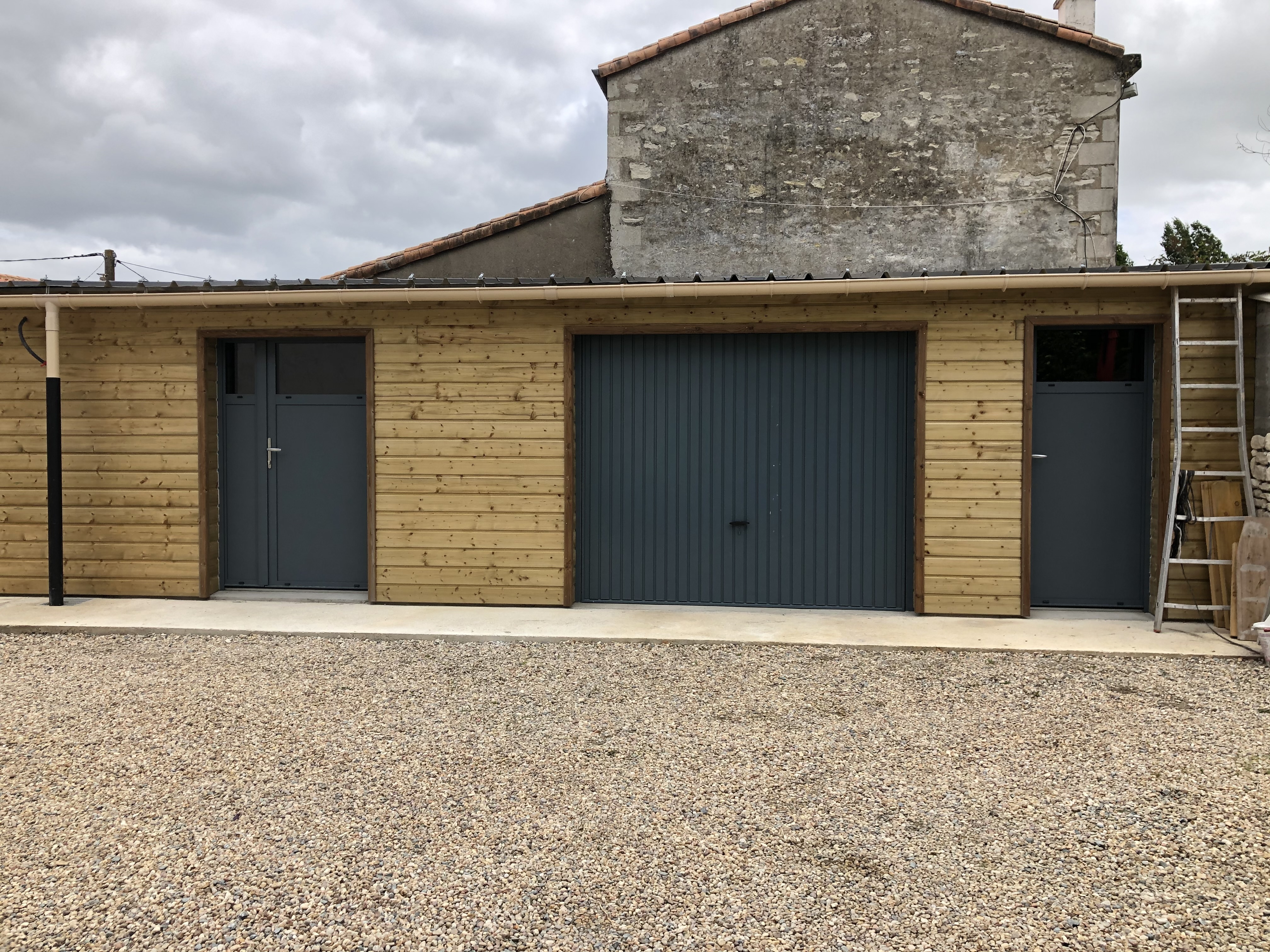 Bardage bois moderne