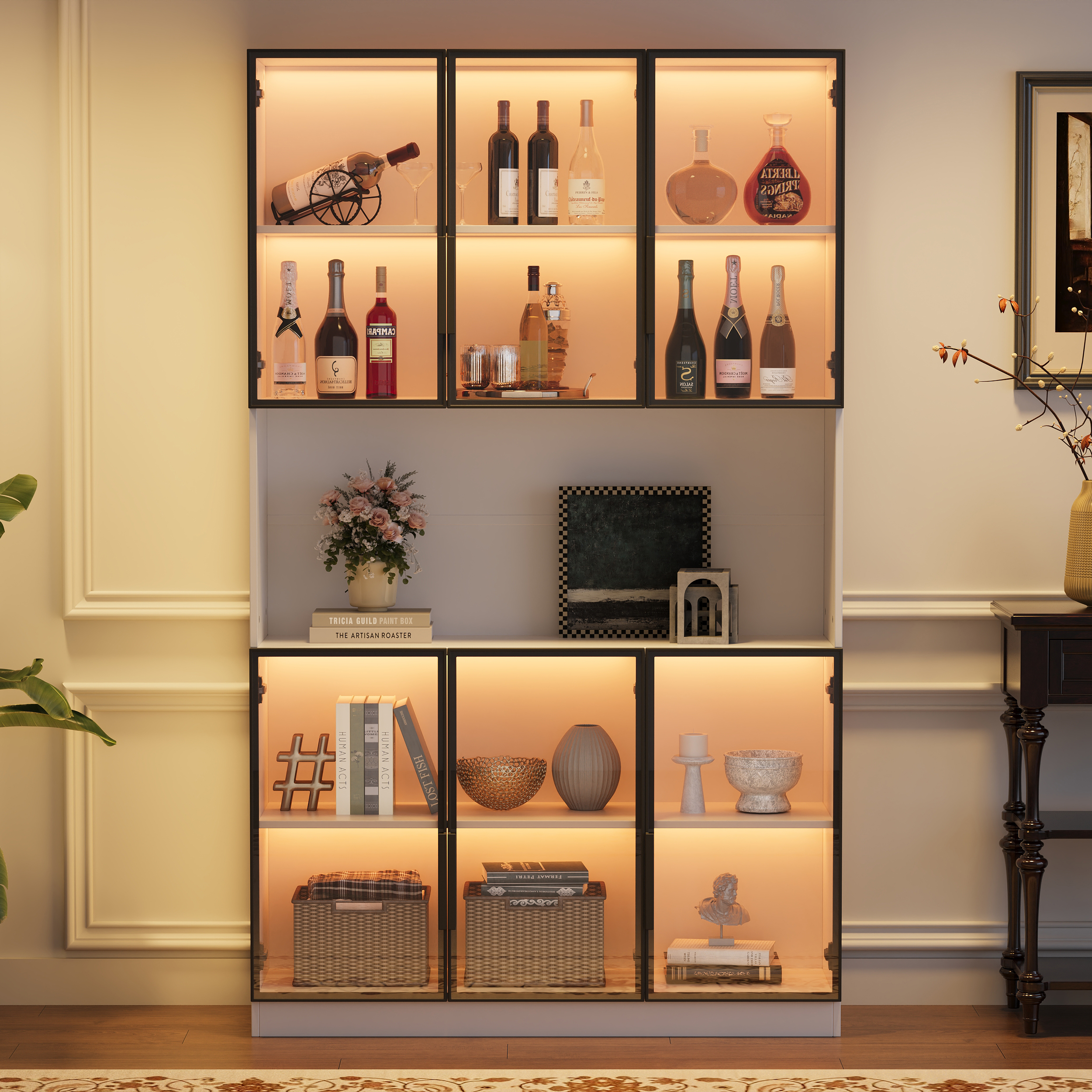 Vitrine LED blanche – vue principale