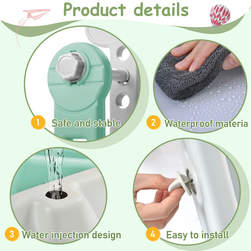 Toboggan Pour Enfants 4 En 1 - Convient Pour L'intérieur Et L'extérieur - Avec Balançoire, Panier De Basket, Toboggan, échelle - Vert 13 Toboggan Pour Enfants 4 En 1 - Convient Pour L'intérieur Et L'extérieur - Avec Balançoire, Panier De Basket, Toboggan, échelle - Vert -Pas Cher Clair Jardin Magasin