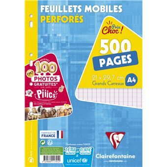 copies simples clairefontaine