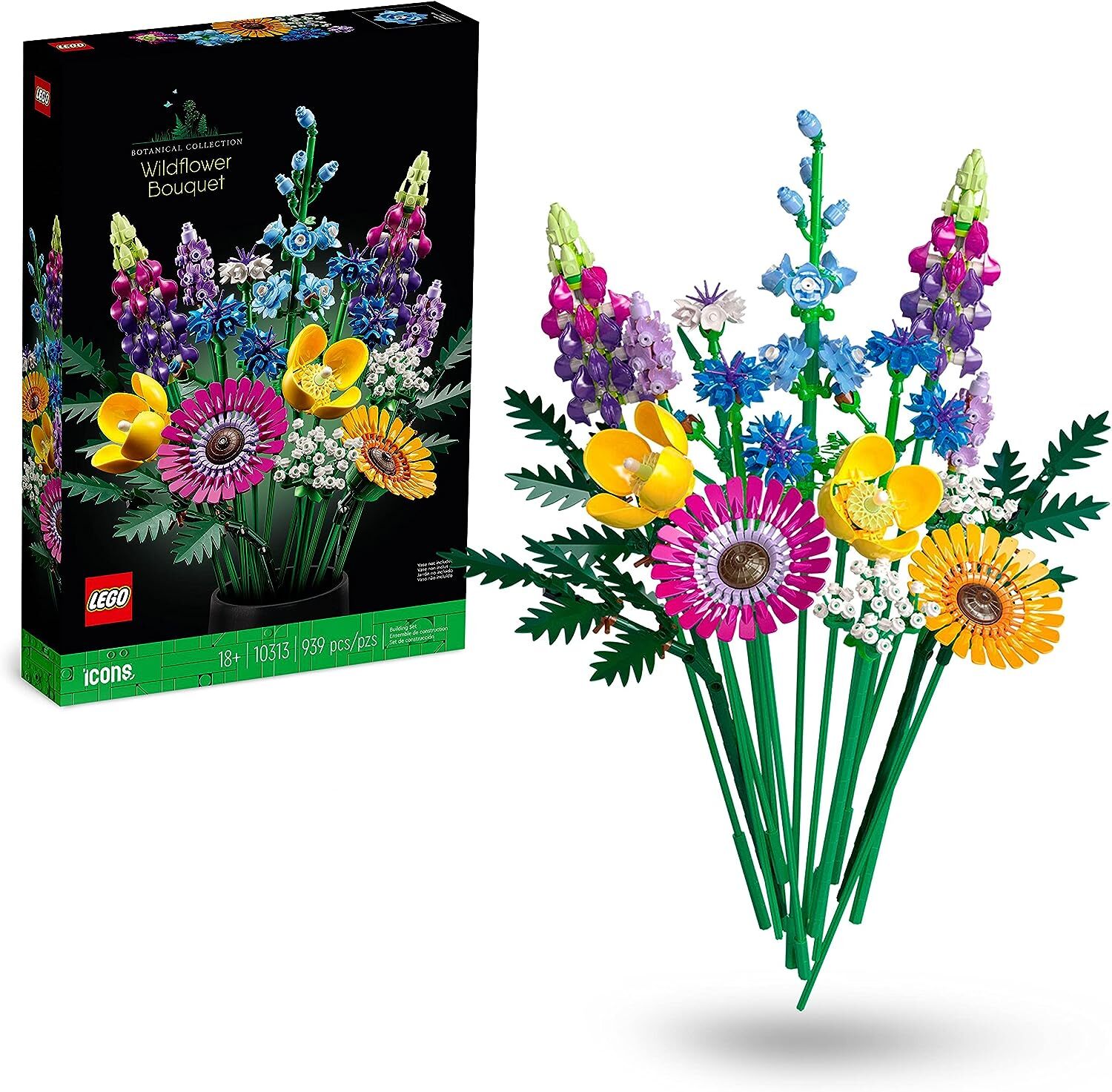 set lego bouquet de fleurs