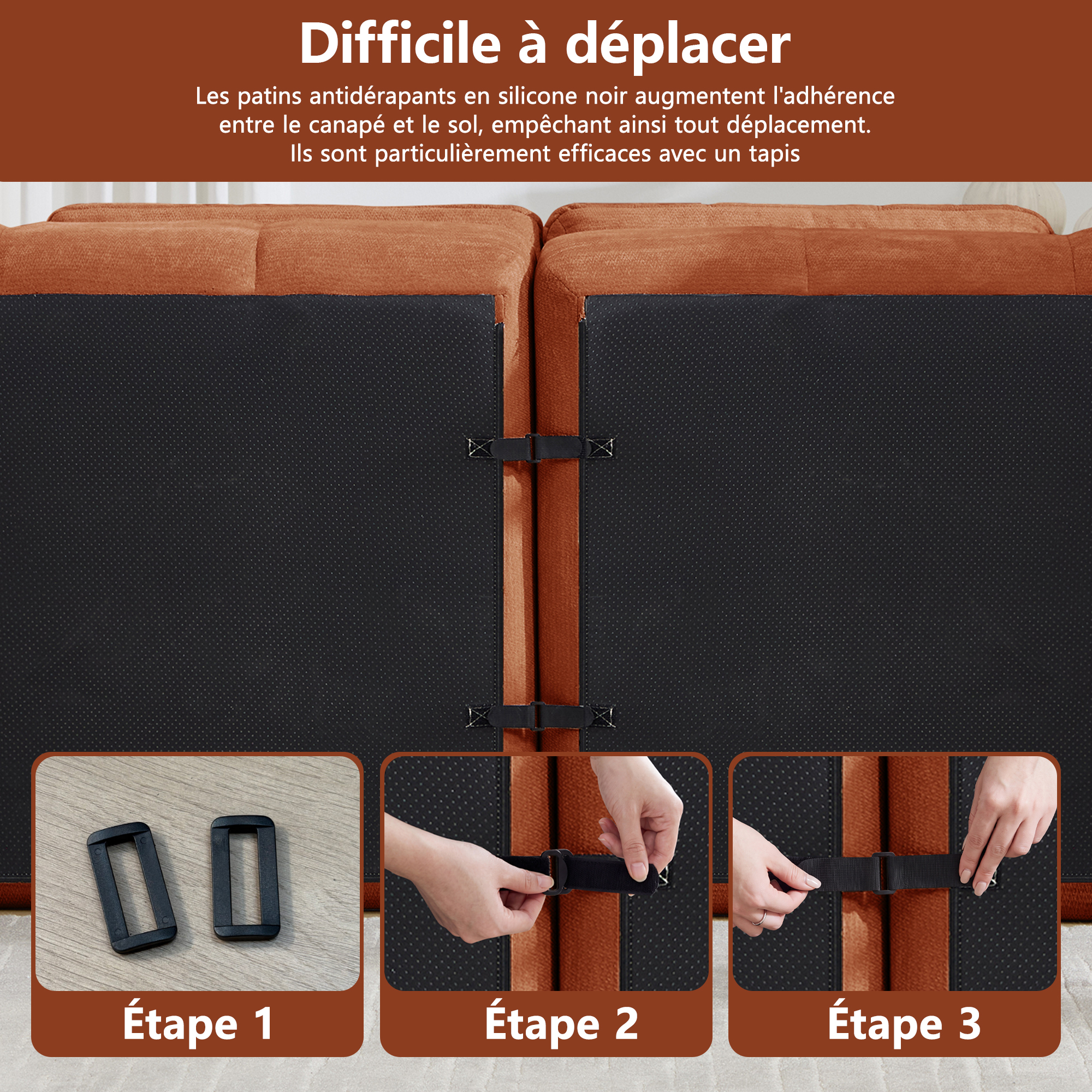Modules connectables du canapé modulable 4+2