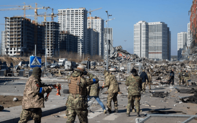 Images de Stevograd : une ville détruite