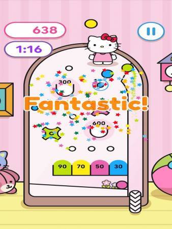 Gameplay de Hello Kitty Pinball