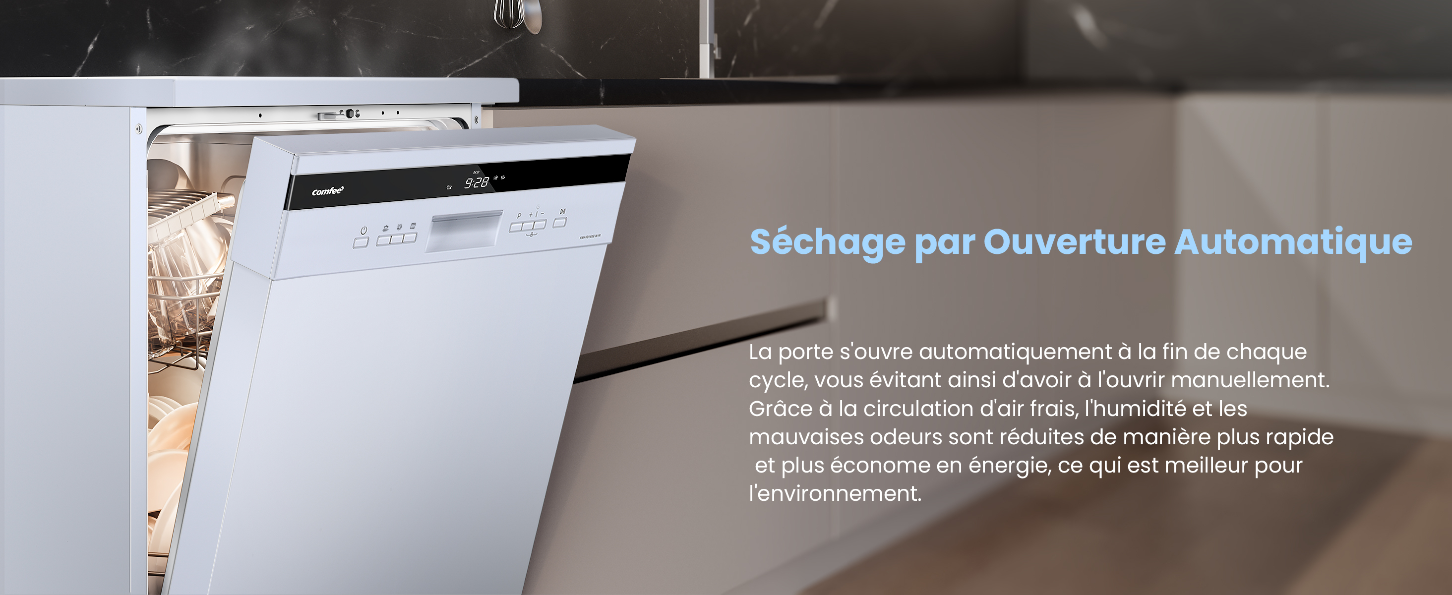 Lave-vaisselle pose libre Comfee Lave-Vaisselle Pose Libre 14 couverts