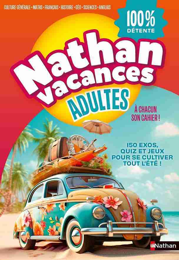 cahier de vacances pour adulte