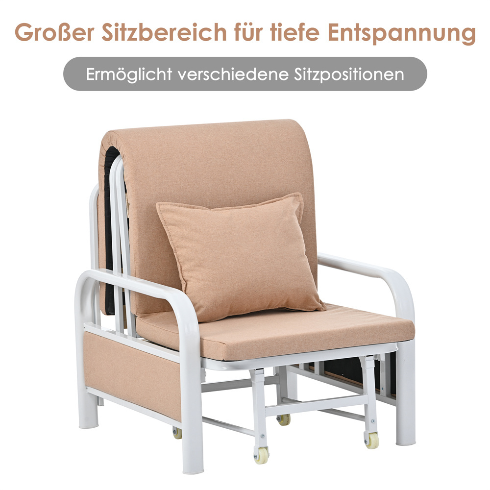 Fauteuil Convertible - Fauteuil Chauffeuse Canapé-lit Convertible 1 Place Chaise Longue Pliable Cadre En Fer + Sponge + Tissu En Lin - Brun 14 Fauteuil Convertible - Fauteuil Chauffeuse Canapé-lit Convertible 1 Place Chaise Longue Pliable Cadre En Fer + Sponge + Tissu En Lin - Brun -VIDAXL || Songmics Soldes AAHKMJXYDAFdJAOAIMEbOAchISHX vxKQre41nWFegDkreT FcMRY7k8gLZztnyQ14V9M2A2i5H dQc7r44tQl b