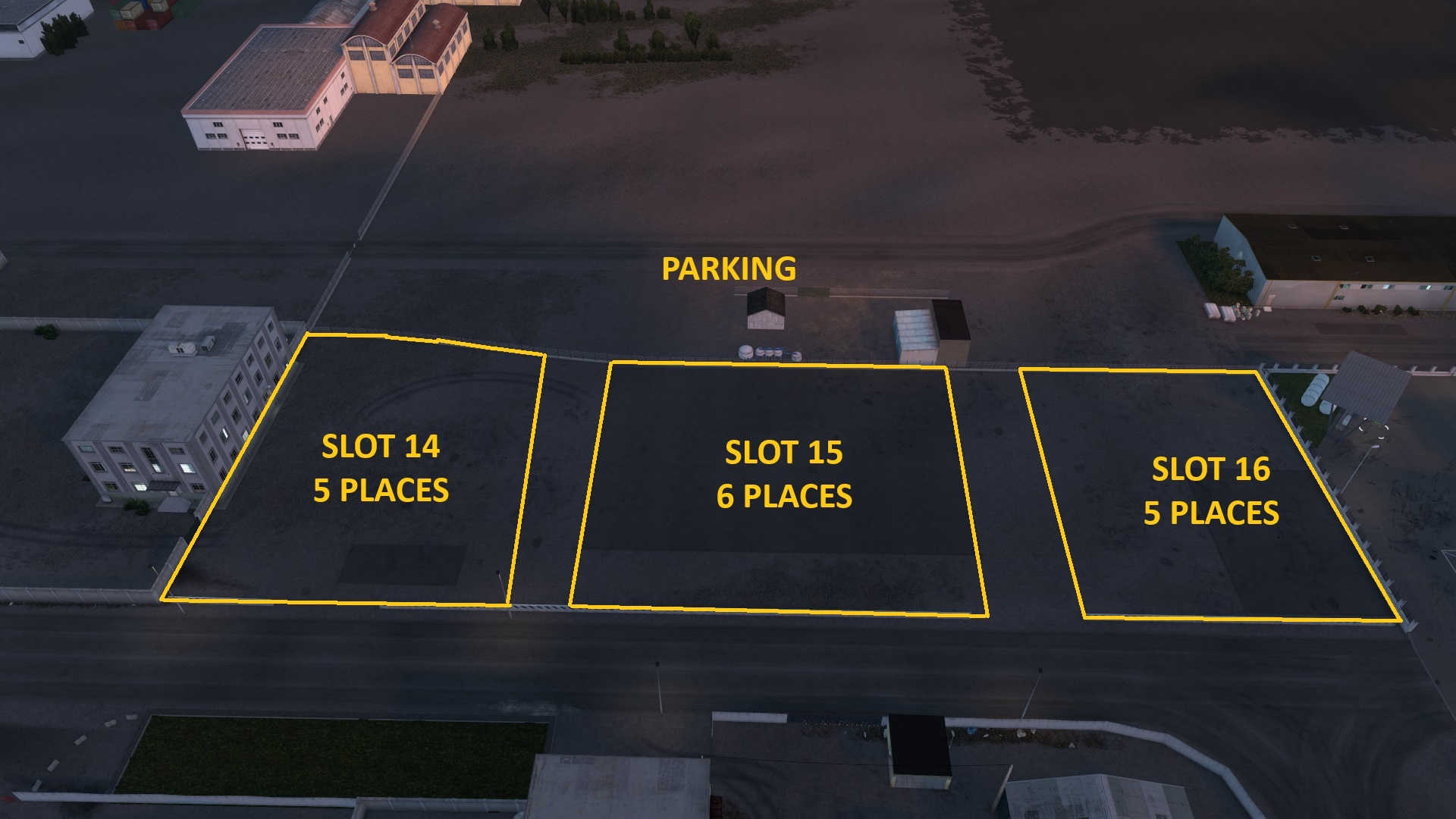 Parking (Slots 14-16)