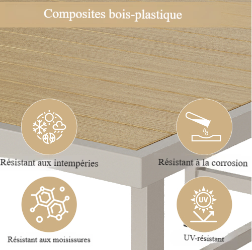 Plateau WPC Aspect Bois