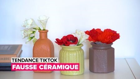 Des pots en céramique